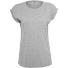 Build Your Brand Women's Extended Shoulder T-Shirt