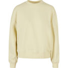 Build Your Brand Women's Oversized Crew Neck Sweatshirt
