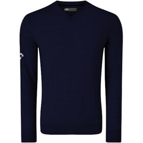 Callaway Ribbed V-Neck Merino Sweater