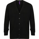 Henbury Lightweight Cotton Acrylic V Neck Cardigan