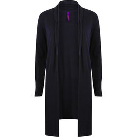 Henbury Women's Longline Open Cardigan