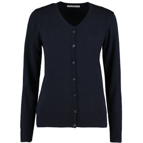 Kustom Kit Women's Arundel V-Neck Cardigan Long Sleeve
