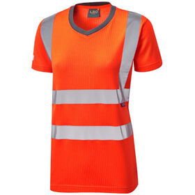 Leo Workwear Hi Vis Belstone Comfort Women's T-Shirt