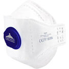 Portwest EAGLE FFP2 Valved Dolomite Fold Flat Respirator (Pack of 10)