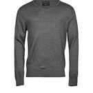 Tee Jays Men's V Neck Knitted Sweater
