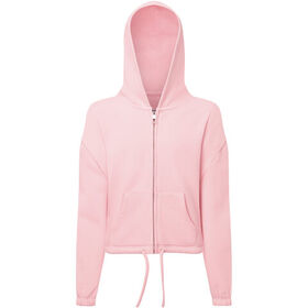 TriDri Kids Recycled Cropped Oversize Full-Zip Hoodie