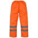 Yoko Hi Vis Waterproof Overtrousers - Orange